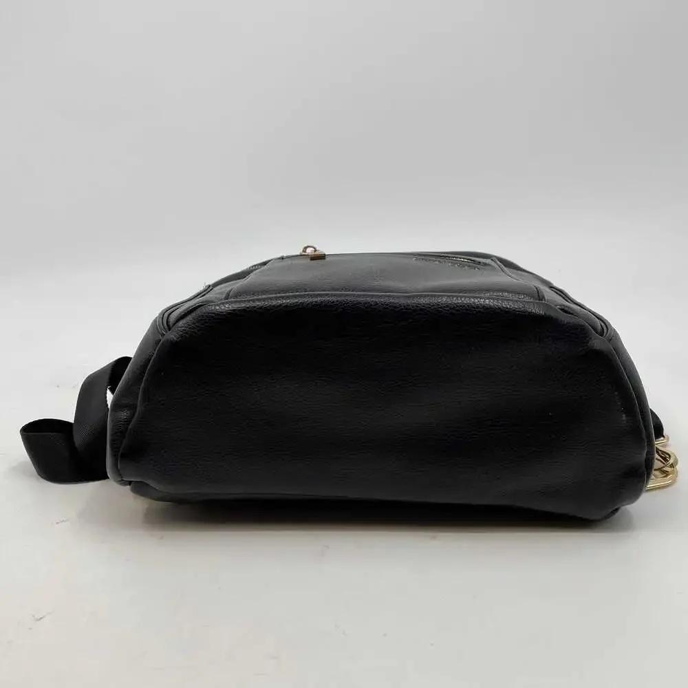 Fawn Design Black Faux Leather Convertible Backpack | Women’s OS
